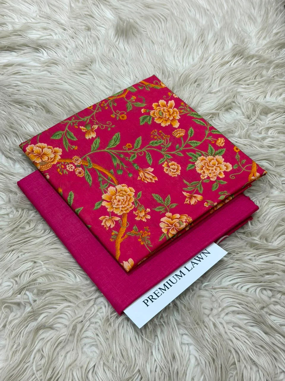 Premium Unstitched Digital Printed Lawn Suites
