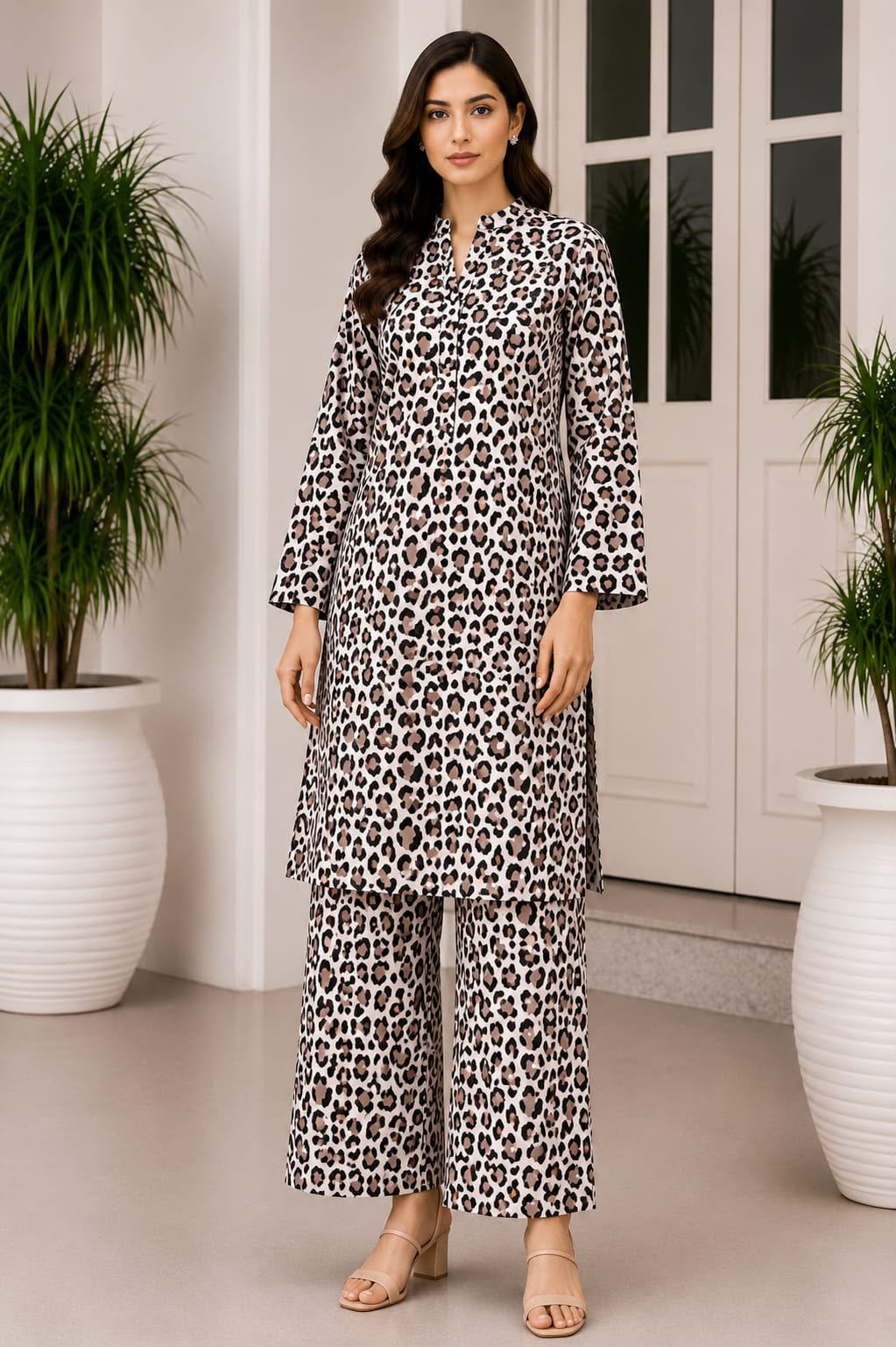 2PC DIGITAL FLORAL PRINTS