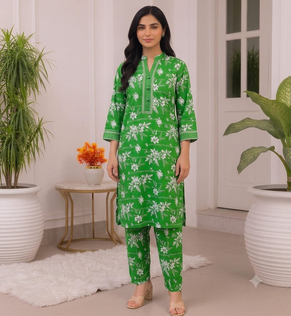 2PC DIGITAL FLORAL PRINTS