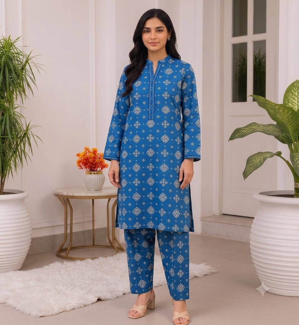 2PC DIGITAL FLORAL PRINTS