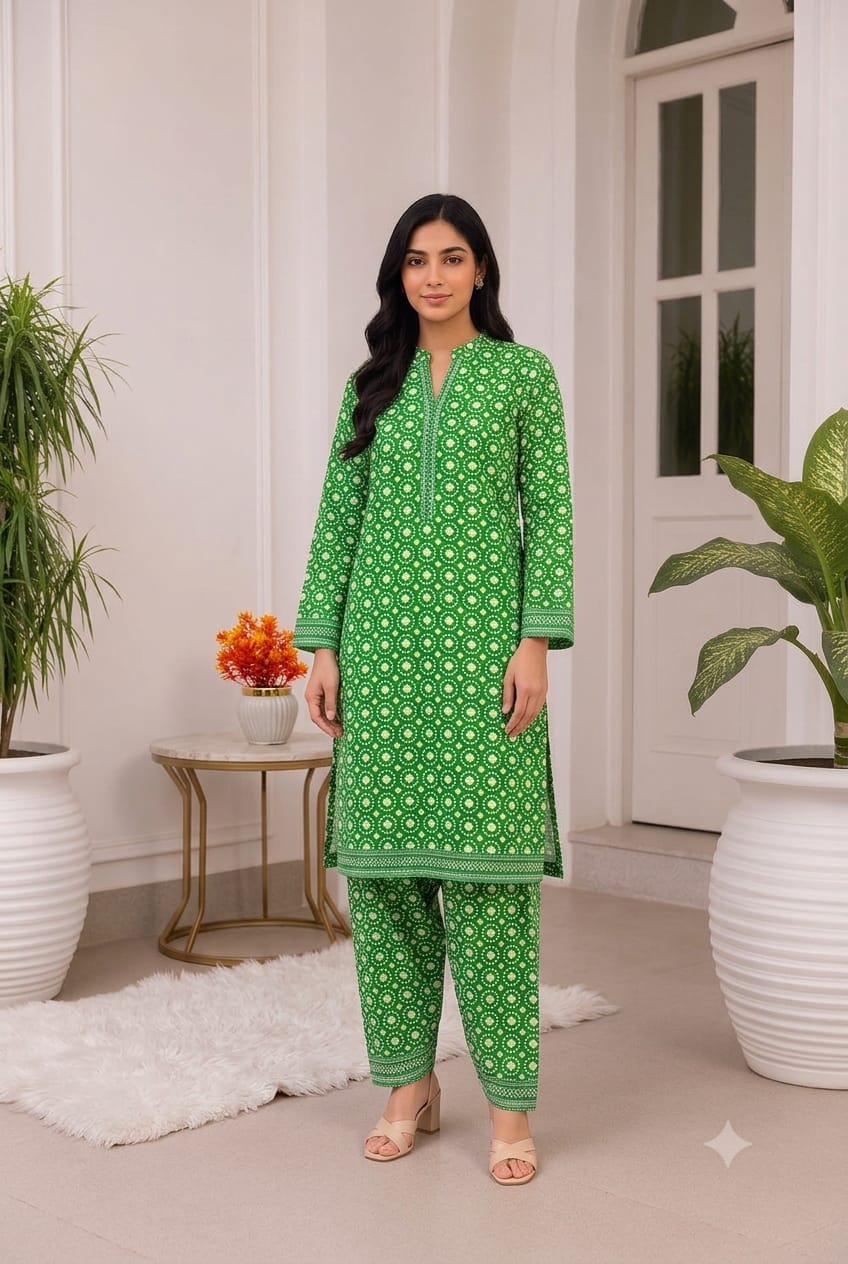 2PC DIGITAL FLORAL PRINTS
